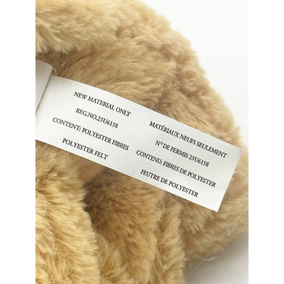 Hugfun International Easter Puppy Dog Plush Tan Bunny Ears Pastel Plaid Bow 2017 - Picture 7 of 12